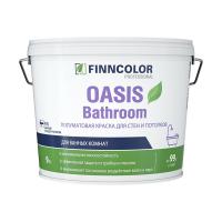 Краска для влажных помещений Oasis Bathroom (Оазис Басрум) FINNCOLOR 9л бесцветный (база С)