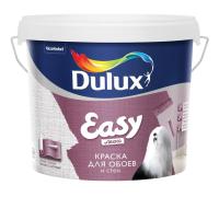 DULUX EASY краска водно-дисперсионная для всех типов обоев, матовая, база BW (5л)