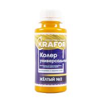 КОЛЕР УНИВЕРСАЛЬНЫЙ  No12  ЖЕЛТЫЙ 100 МЛ "KRAFOR"