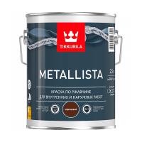 Краска для металла по ржавчине 3в1 Metallista TIKKURILA 2,5 л коричневая