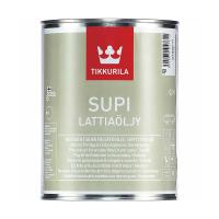 Масло для пола в банях и саунах Supi Lattiaöljy (Cупи) TIKKURILA 0,9 л бесцветное (база EC)