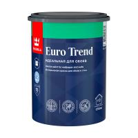 Краска интерьерная для обоев и стен Euro Trend (Евро Тренд) TIKKURILA 0,9 л бесцветная (база C)