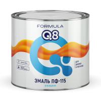 Эмаль ПФ-115 алкидная Formula Q8, глянцевая, 1,9 кг, коричневая