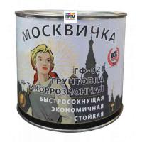 ГРУНТ-ЭМАЛЬ МОСКВИЧКА АЛКИДНО-УРЕТАНОВАЯ 3 в 1 БЕЛАЯ - 1.9 кг