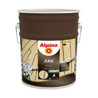Лак яхтный Alpina, алкидно-уретановый, шелковисто-матовый, 10 л