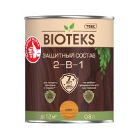 Защитный лессирующий состав для дерева Bioteks 2-в-1, 0,8 л, клён