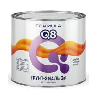 Грунт-эмаль по ржавчине Formula Q8 3 в 1, матовая, 1,9 кг, синяя
