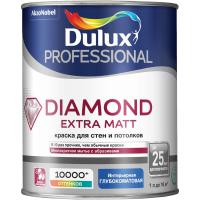 DULUX DIAMOND EXTRA MATT краска для стен и потолков, глубокоматовая, база BW (1л)