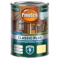 PINOTEX CLASSIC PLUS пропитка-антисептик быстросохнущая 3 в 1, база под колеровку (0,9л)