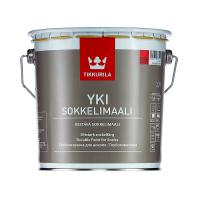 Краска для цоколя щелочестойкая Yki Sokkelimaali (Юки) TIKKURILA 2,7л бесцветный (база С)