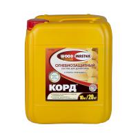 Огнебиозащитный состав для дерева Woodmaster Корд, с индикатором, 10 кг