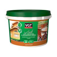 Лак акриловый для наружных и внутренних работ VGT, глянцевый, 2,2 кг