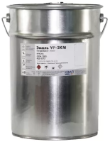 ЭМАЛЬ ПОЛИУРЕТАНОВАЯ ДВУХКОМПОНЕНТНАЯ УР-2К М (компонент 1) 20л, 16кг, цвет зелено-защитный