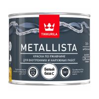 Краска для металла по ржавчине 3в1 Metallista TIKKURILA 0,4 л бесцветная (база С)