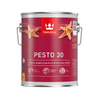Эмаль алкидная стойкая полуматовая Pesto 30 (Песто 30) TIKKURILA 2,7 л бесцветная (база С)
