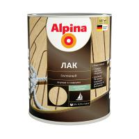 Лак яхтный Alpina, алкидно-уретановый, шелковисто-матовый, 0,75 л