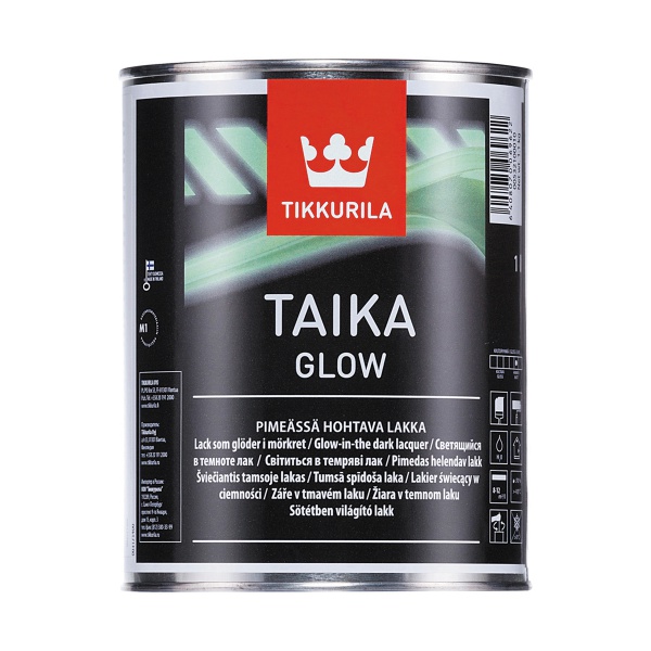 Лак светящийся в темноте Taika Glow (Тайка Глоу) TIKKURILA 0,33 л