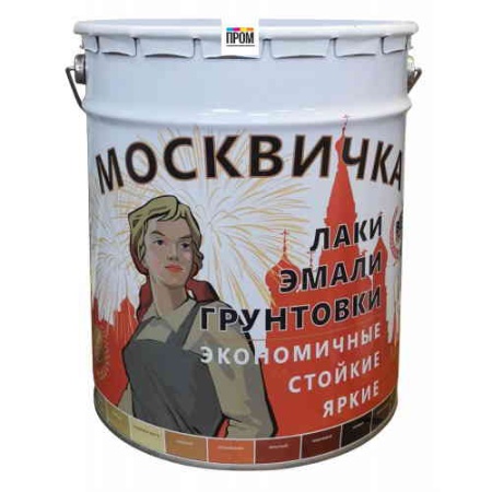 Грунт-Эмаль Москвичка 3в1_25кг