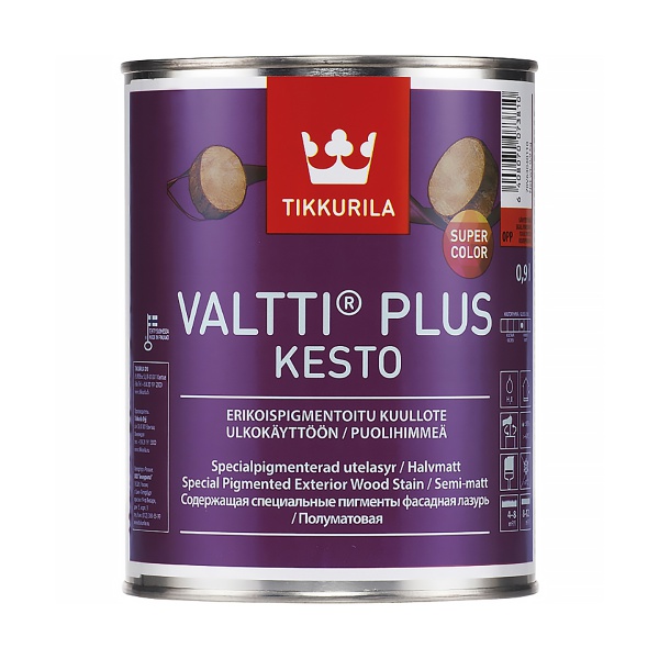 Фасадная лазурь Valtti Plus Kesto Opp (Валтти Плюс Кесто Опп) TIKKURILA 0,9л