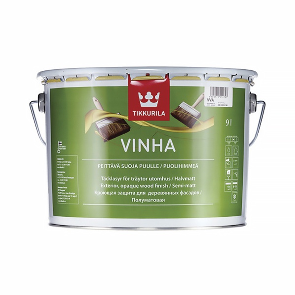 Декоративный антисептик для фасадов Vinha (Винха) TIKKURILA 9л бесцветный (база C)