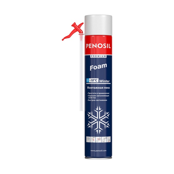 ПЕНА МОНТАЖНАЯ "PENOSIL PREMIUM FOAM" Зимняя 750 мл.