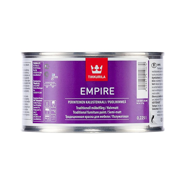 Краска для мебели Empire (Эмпире) TIKKURILA 0,225 л бесцветный (база С)