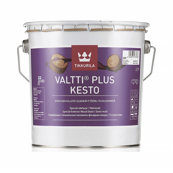 Фасадная лазурь Valtti Plus Kesto Opp (Валтти Плюс Кесто Опп) TIKKURILA 2,7л